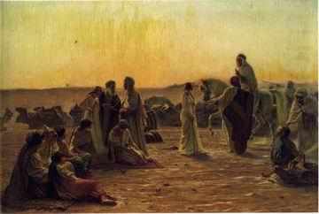 Arab or Arabic people and life. Orientalism oil paintings 562, unknow artist